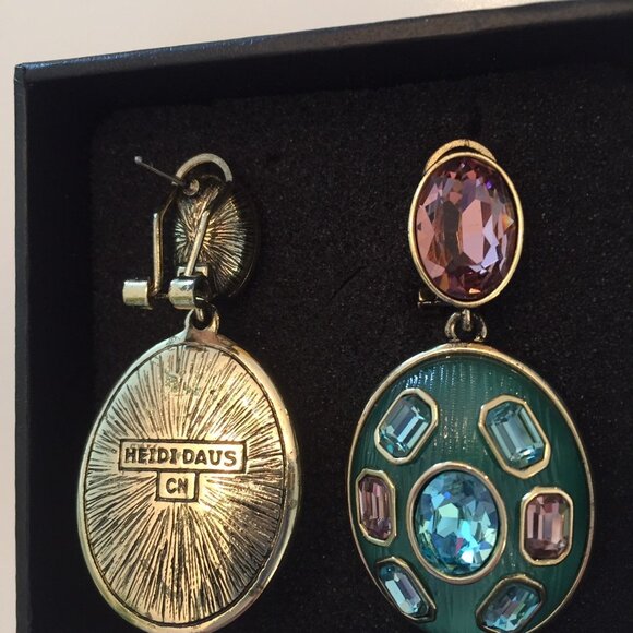 HEIDI DAUS SAY IT WITH STYLE OCEANIA NECKLACE AND EARRINGS SET, NEW IN BOXES - Picture 2 of 7